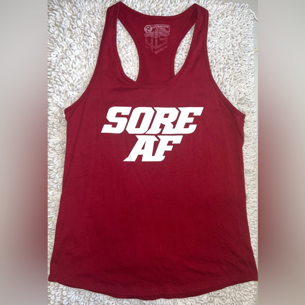 Women’s Livesore Racerback Tank top size XXL